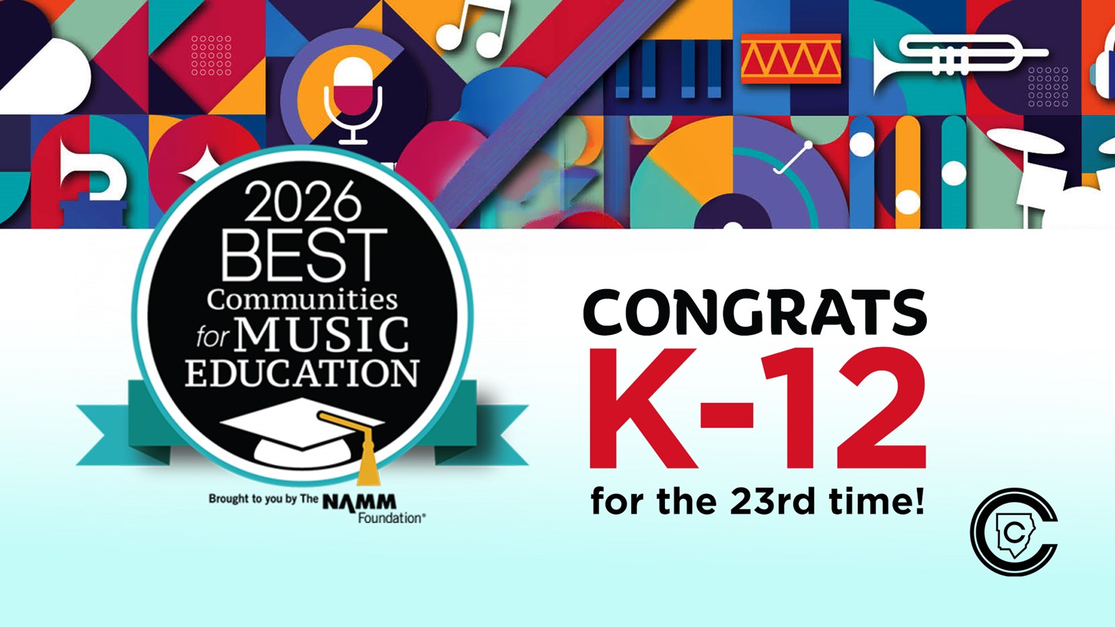 Cobb Named one of Best Communities for Music Education for the 23rd time