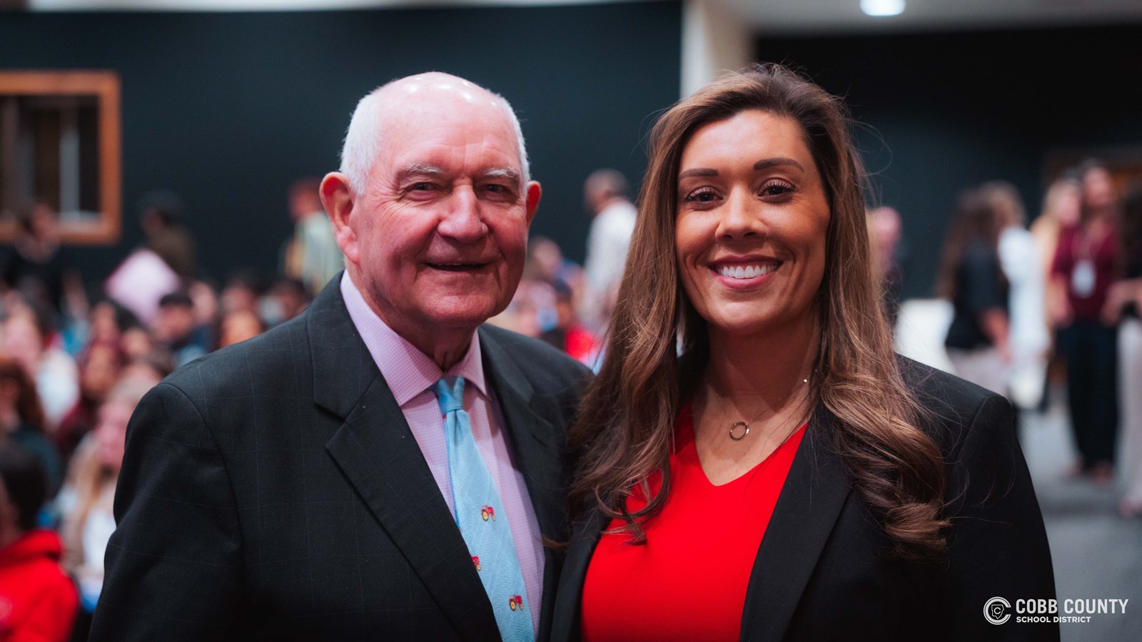 Allatoona High School Principal Lexie Bostick posing for a picture
