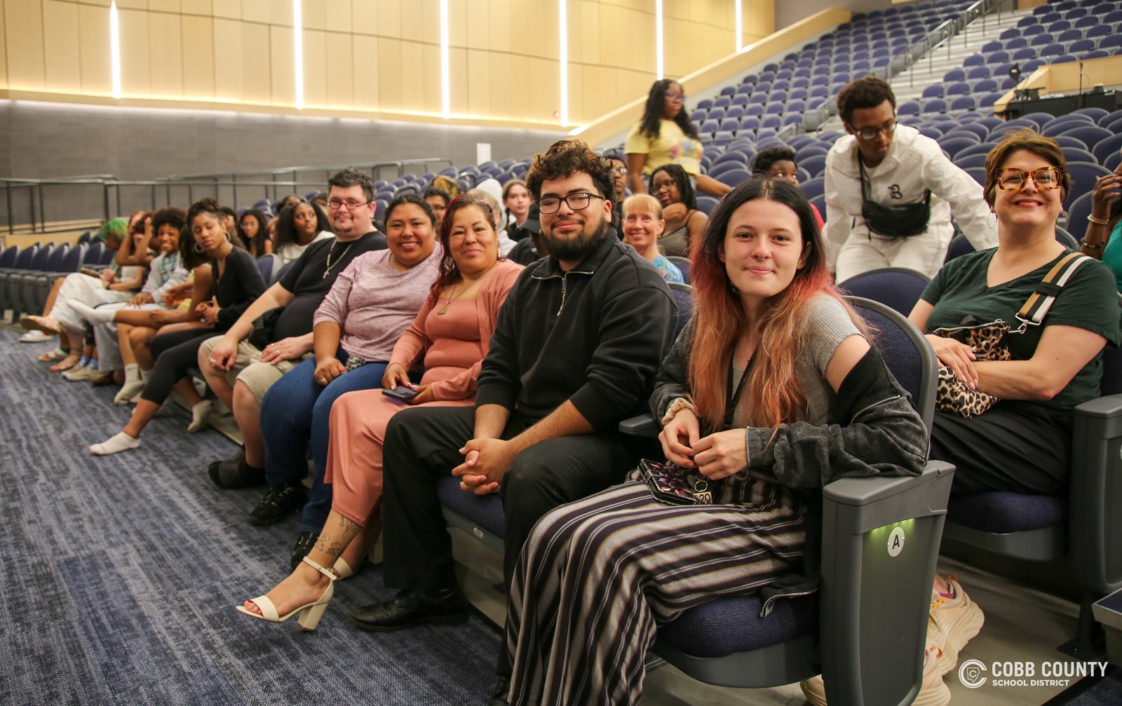 Mike with his family and friends