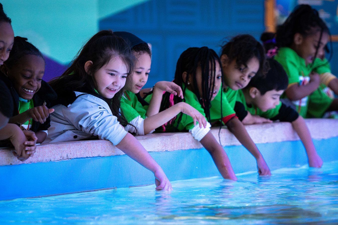 Clarkdale students at the aquarium