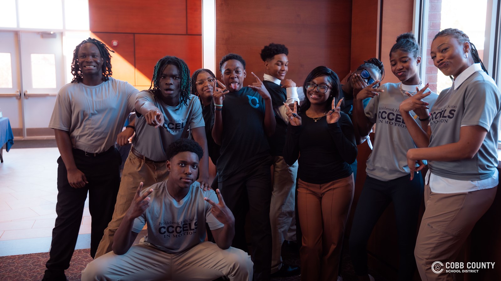 Group picture of students at Cobb Tank 2025