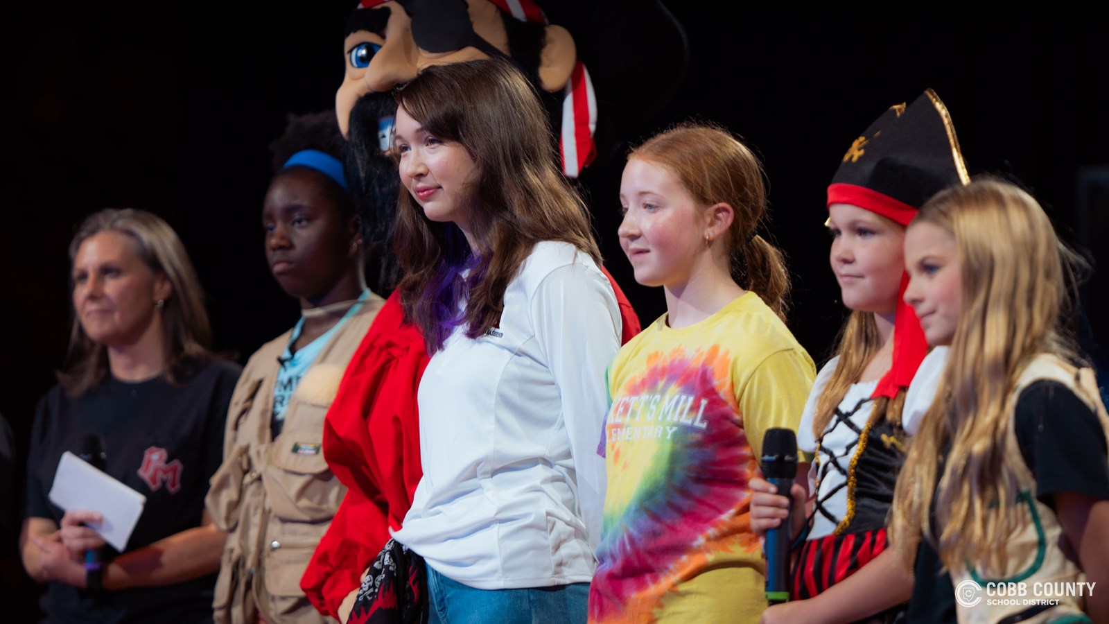 Students presenting at Cobb Tank 2025