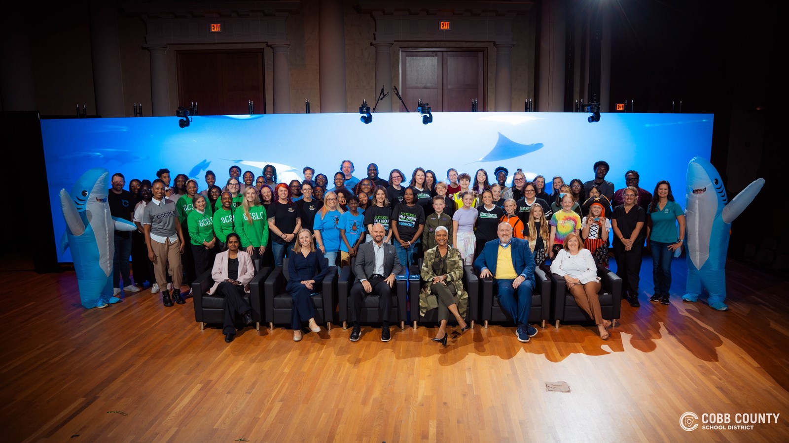 Full group photo of everyone who participated in Cobb Tank 2025