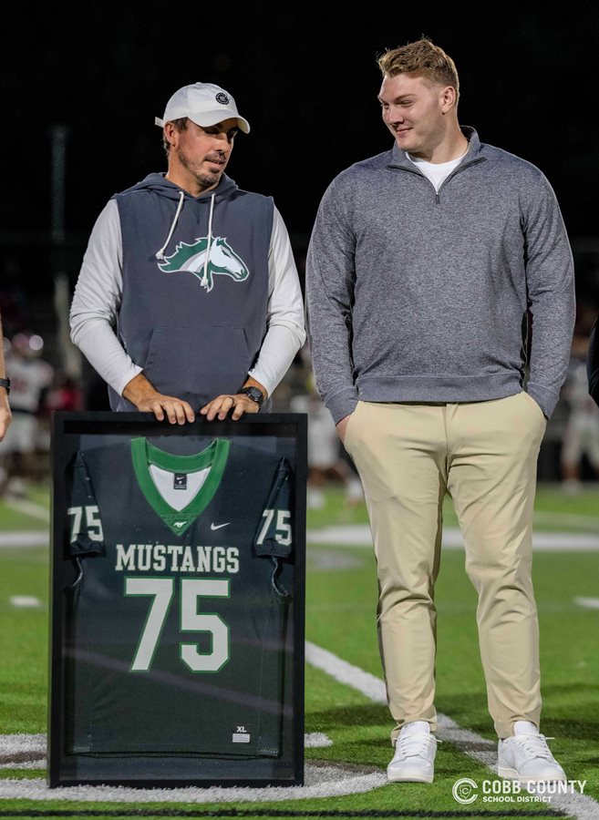 Coach Carmean and Connor Lew