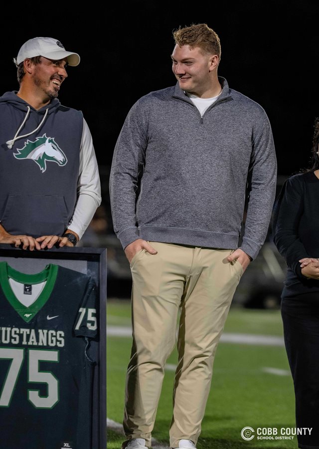 Coach Carmean and Connor Lew
