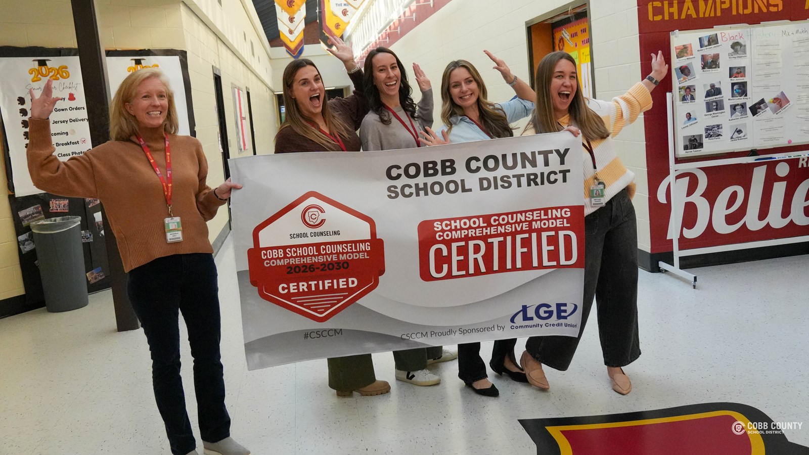 Cobb School Counselors Receive Comprehensive Model Certifications!