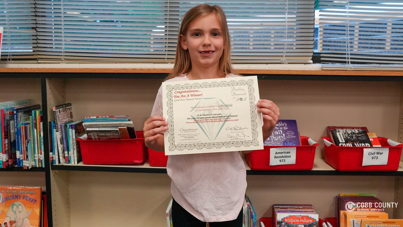 Dazzling Diamonds for Mom writing contest winners help bring Mother's Day surprise!