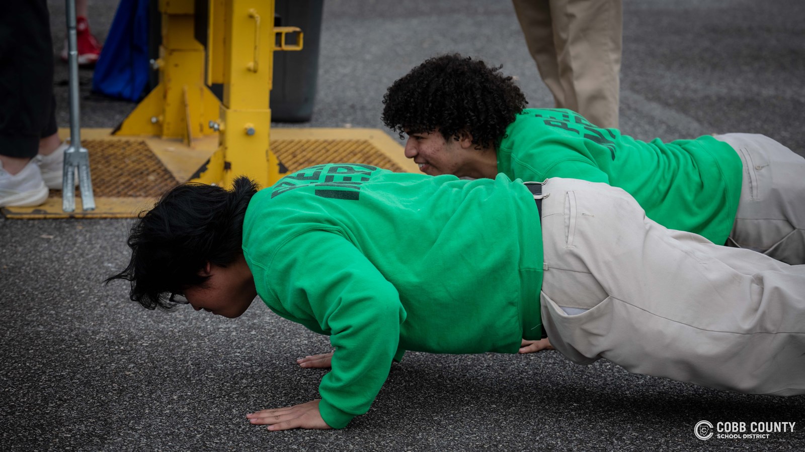 Cobb students explore robotics and military helicopters at Future Fest 2026.
