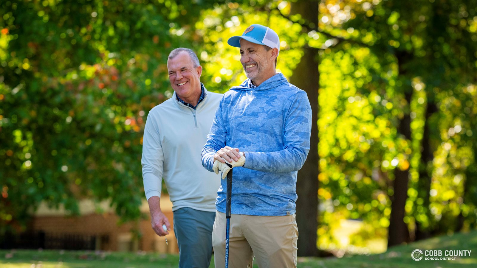 Golfers are having a good time