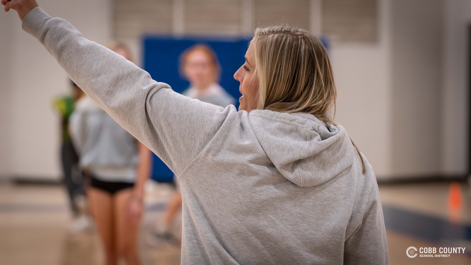 Maureen McLaughlin at Dickerson Middle School 