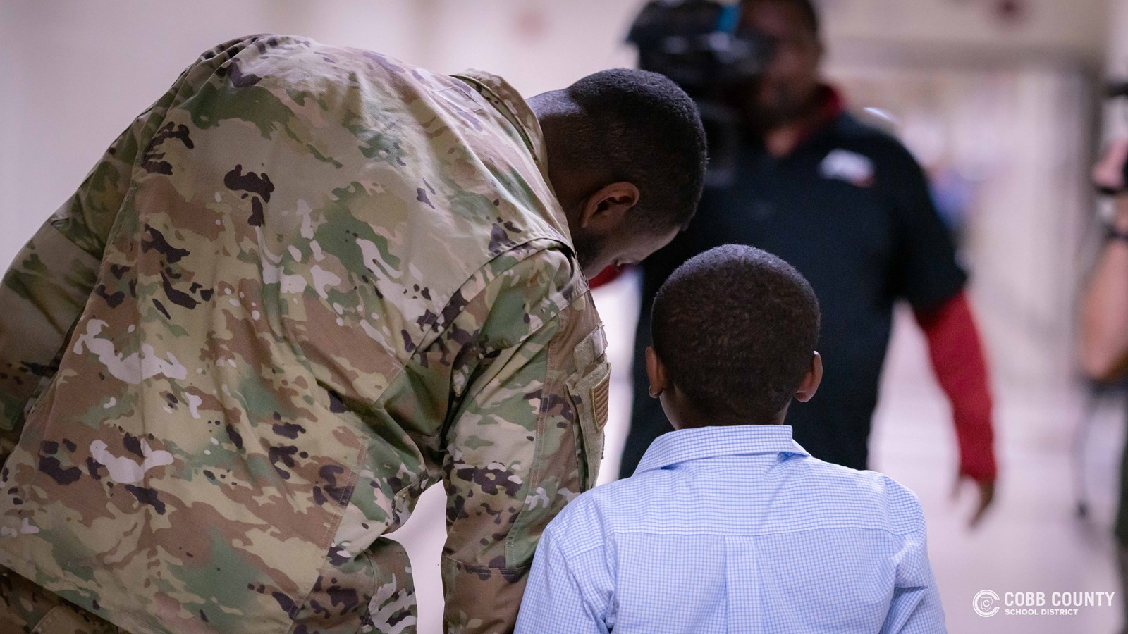 Military Surprise at Kemp Elementary 