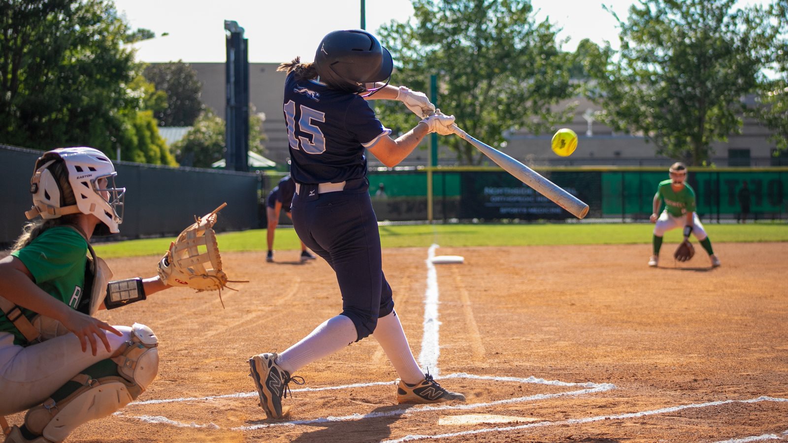 Pope's Marie Zeigler makes solid contact