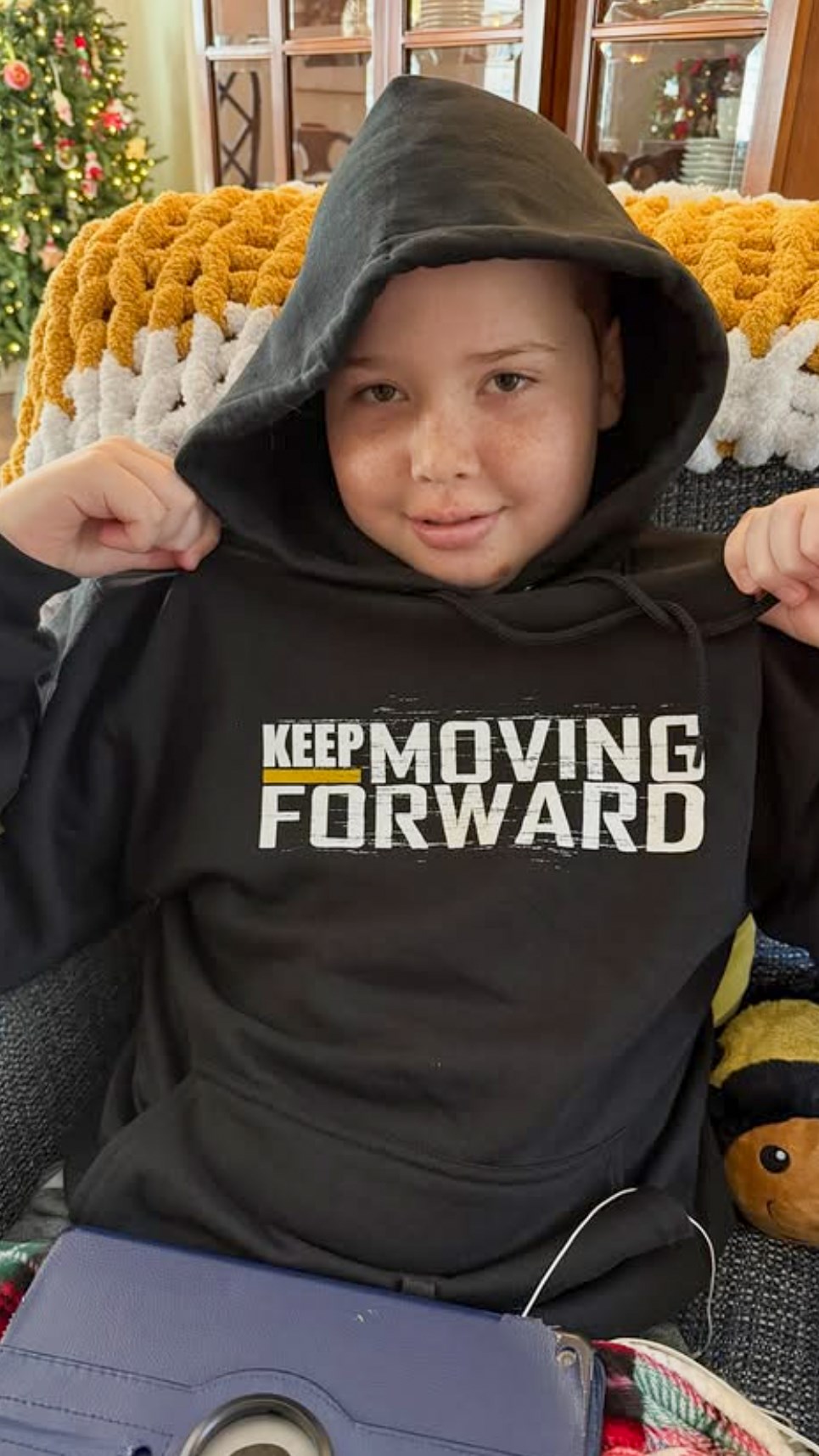 Jackson Jefcoat wears his message