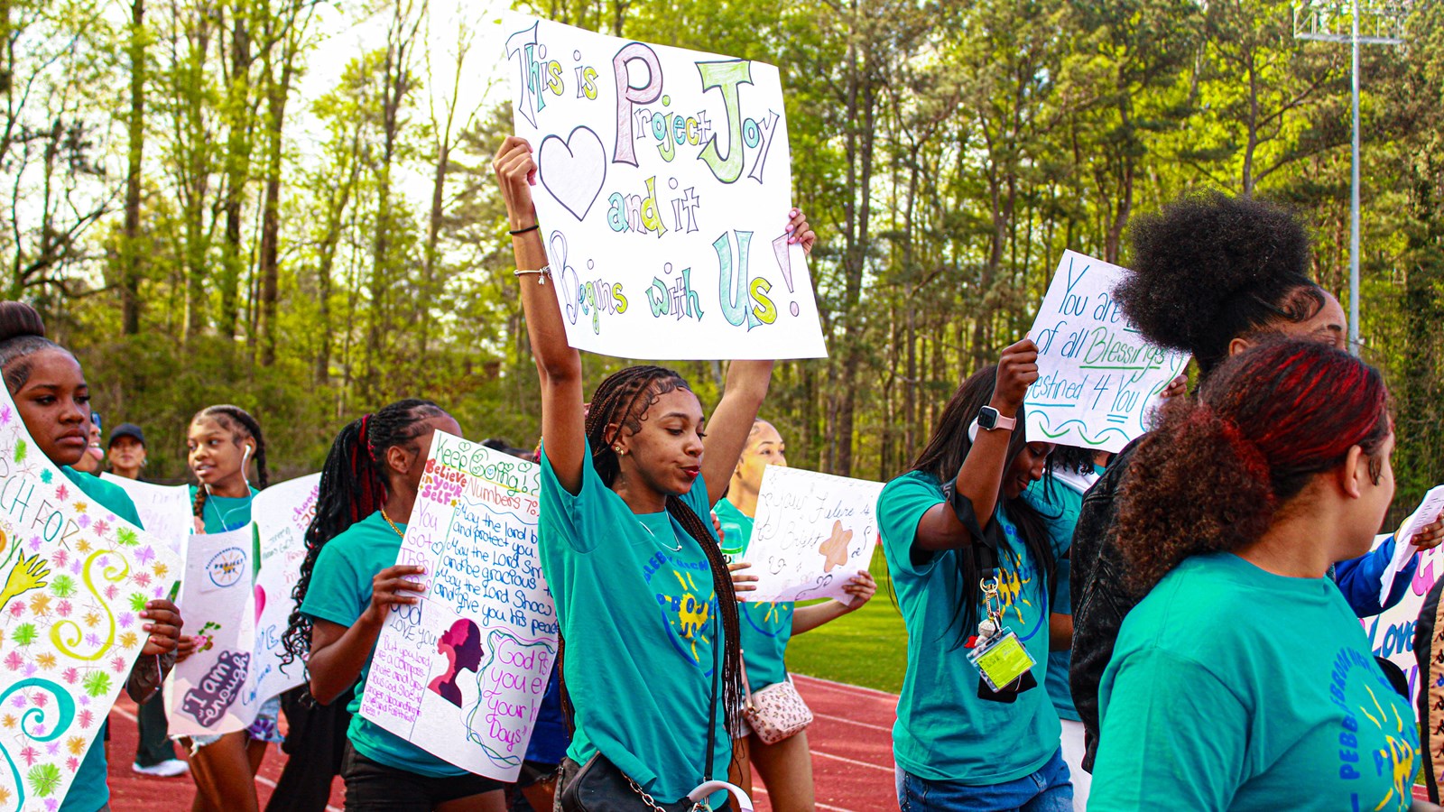 Pebblebrook students take part in the March for Joy