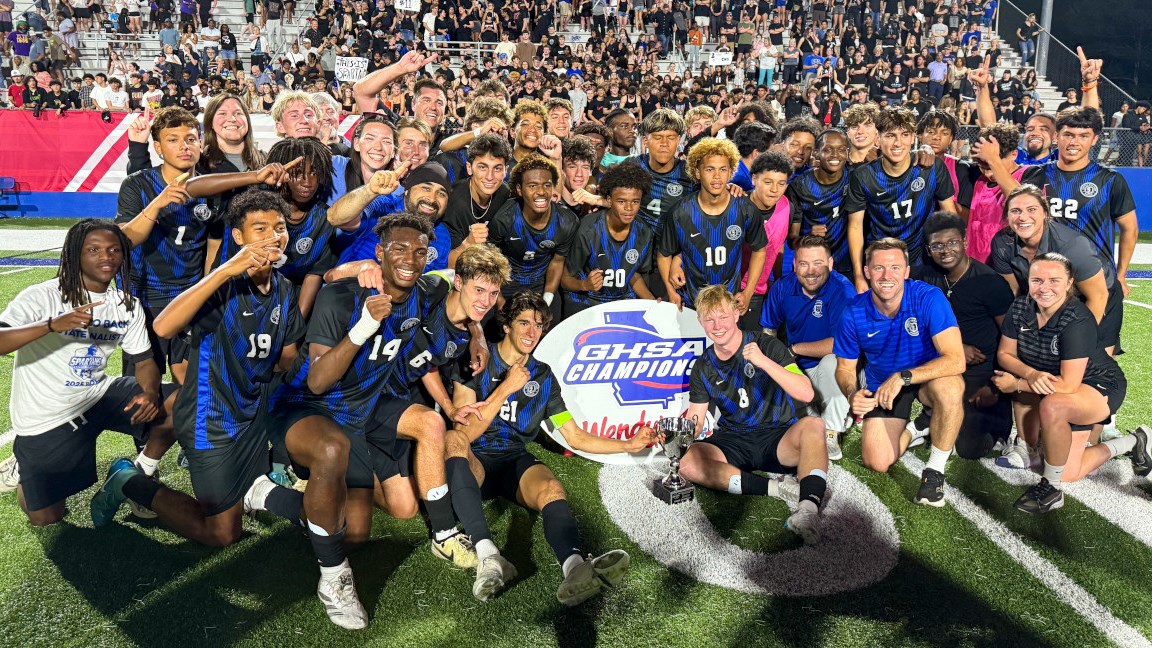 The 2025 State Champion Campbell Spartans soccer team