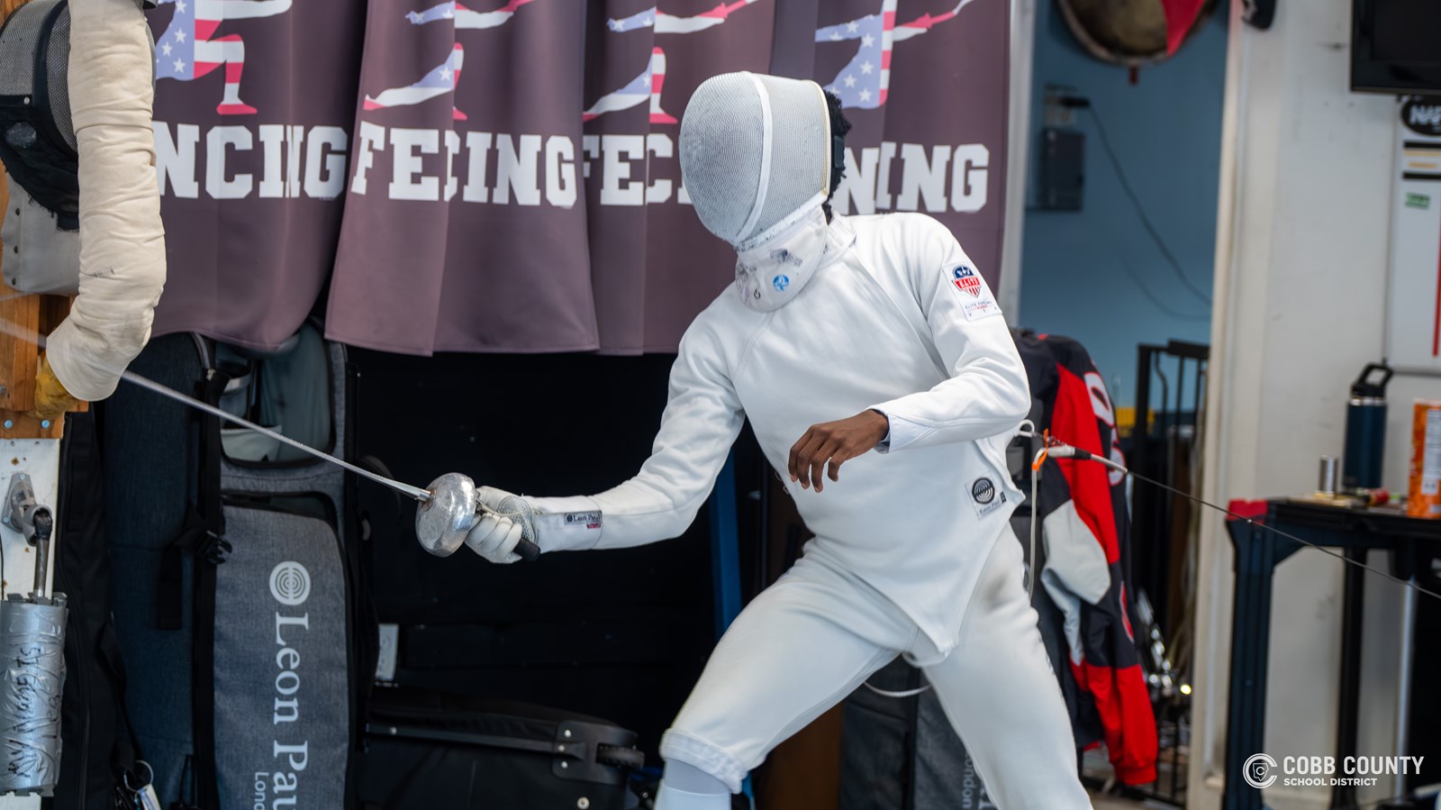 Joshua Riggins on the attack