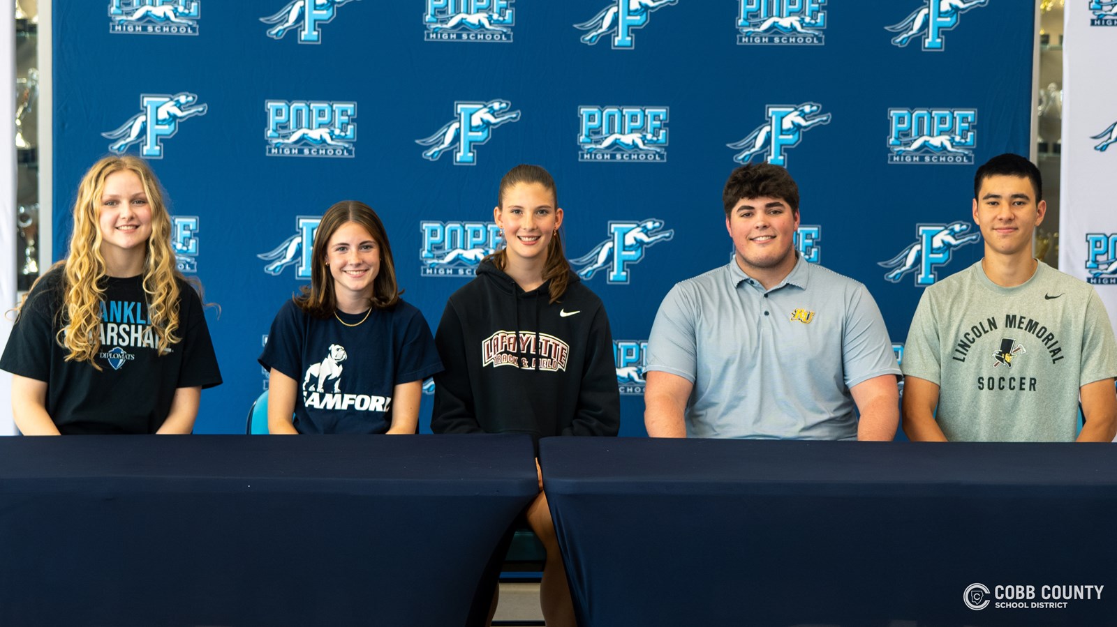 Pope's spring signees