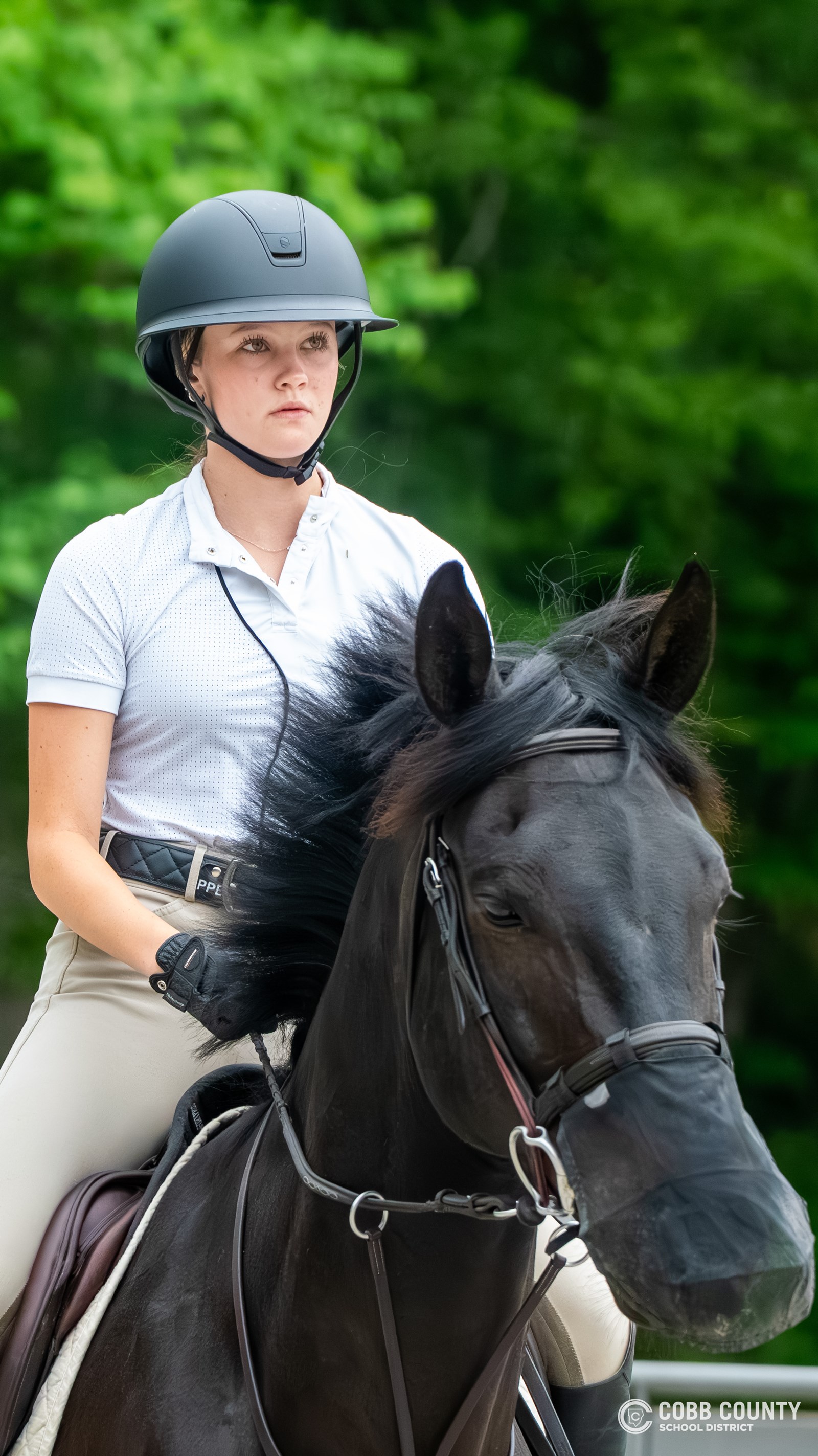 Anna and Boo in the training ring