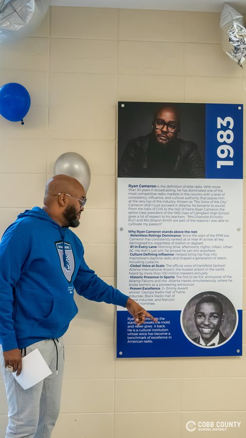 A Legacy Amplified: Campbell High School Honors Atlanta Media Icon Ryan Cameron with Permanent Artwork Tribute
