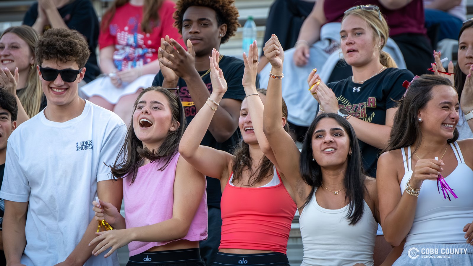 Lassiter students were on hand to cheer for their team