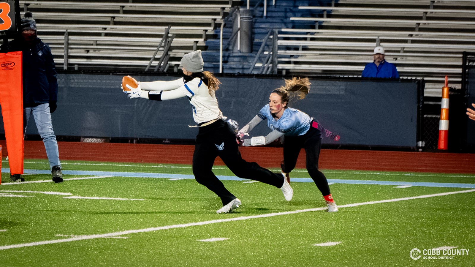 Pope's Lily Joswick makes the pull