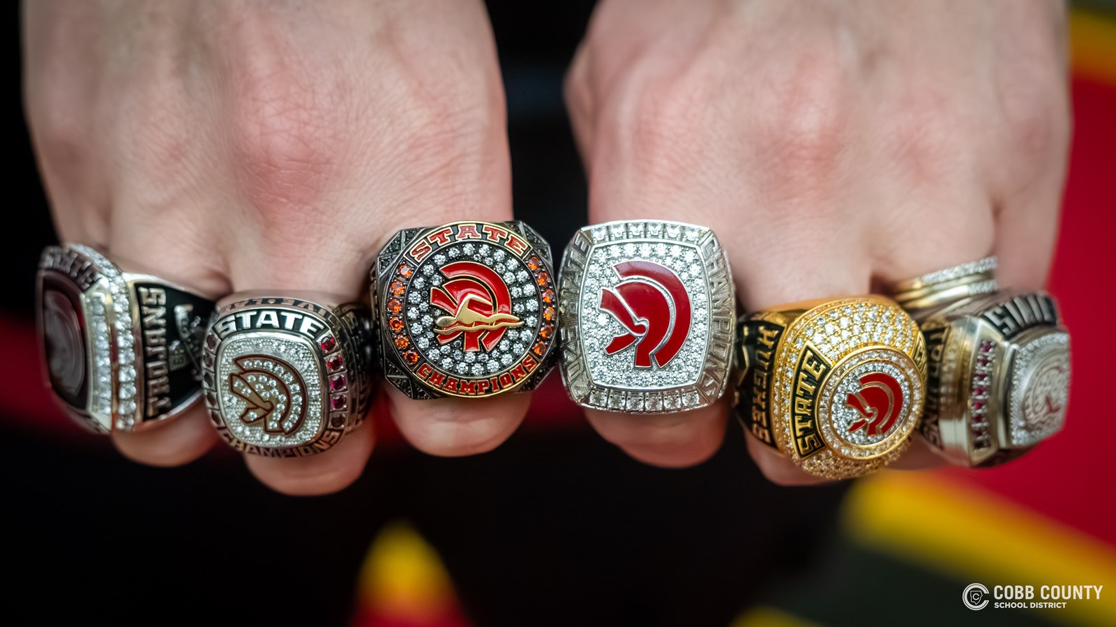 Coach Brittany Hughes already had six championship rings prior to this season