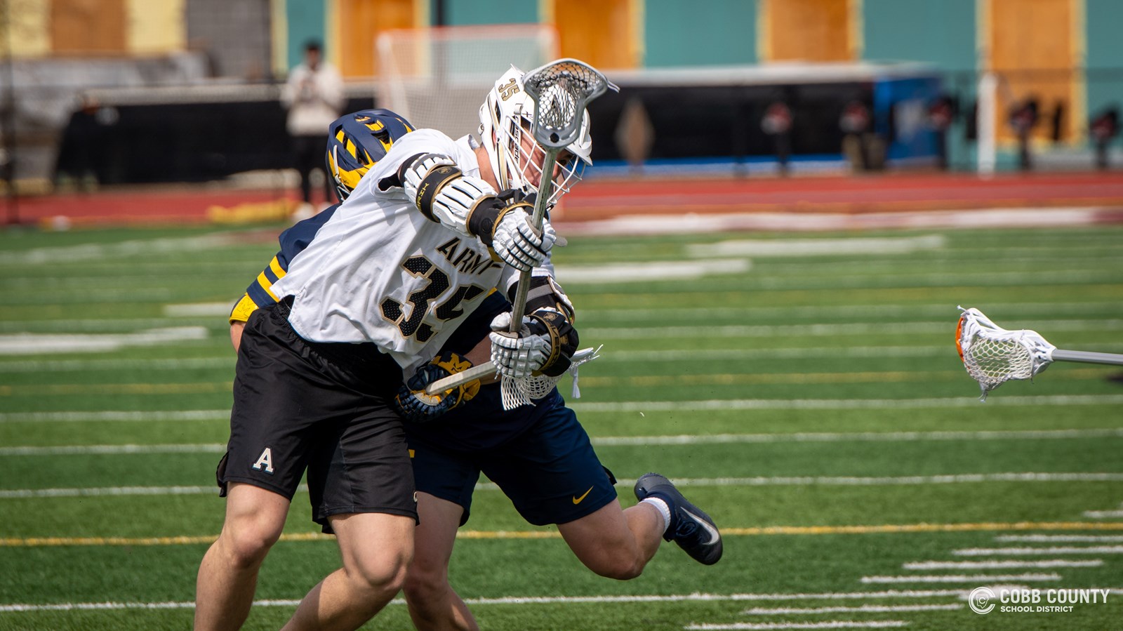 Army's Brayden Fountain unleashes a missile