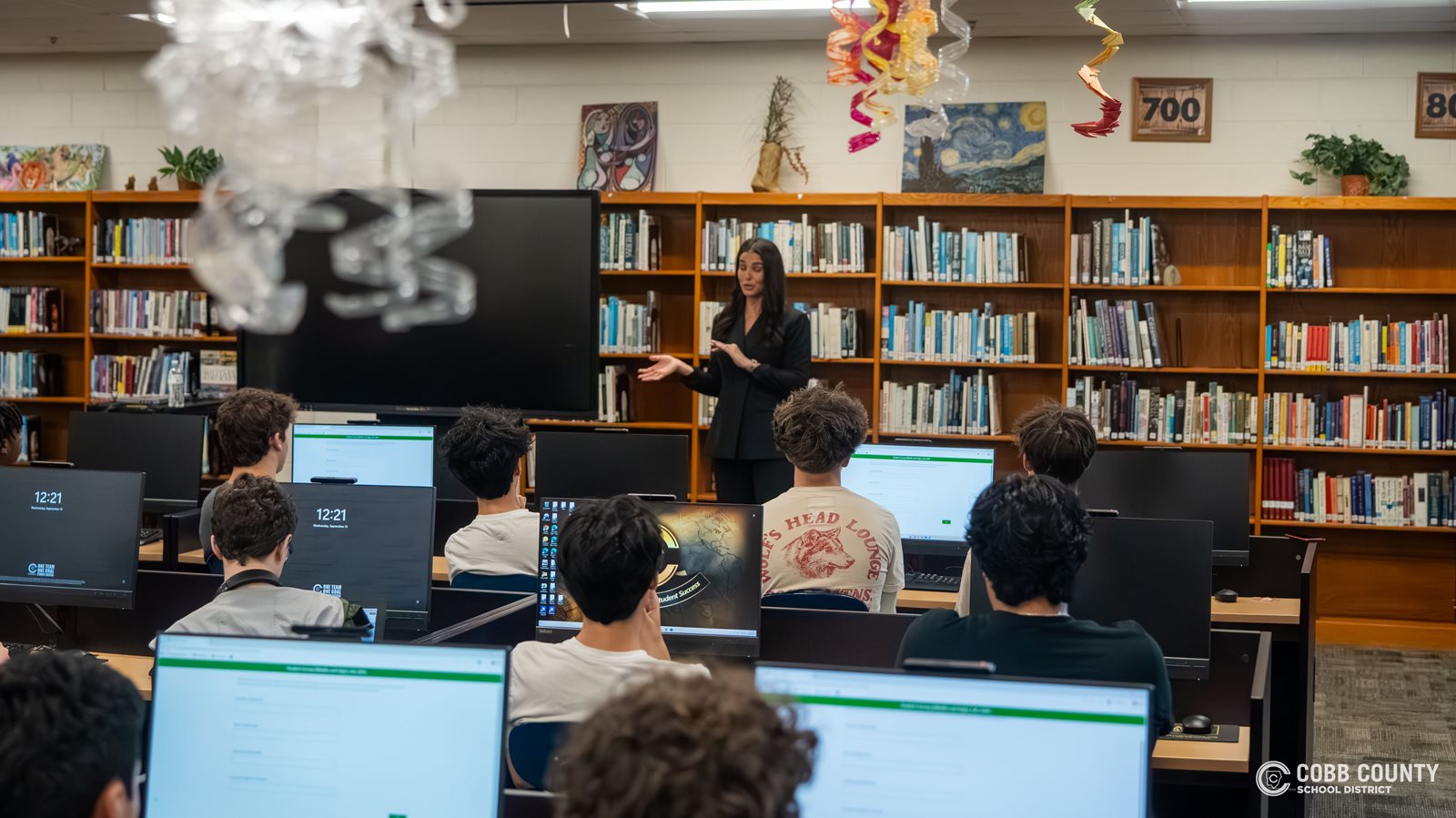 Ashley ShahAhmadi has the class' full attention