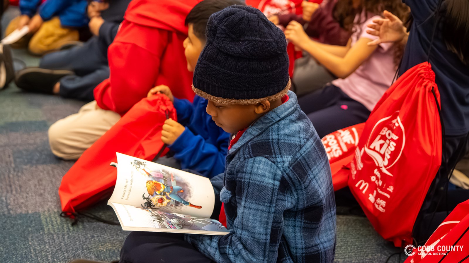 Books to Kids at Green Acres Elementary 