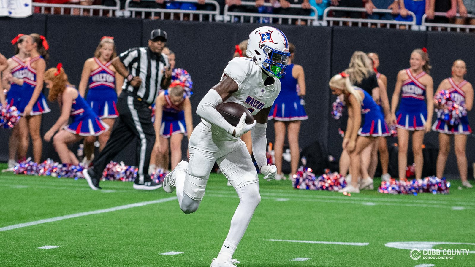 Walton's Jordan Peacock in the open field