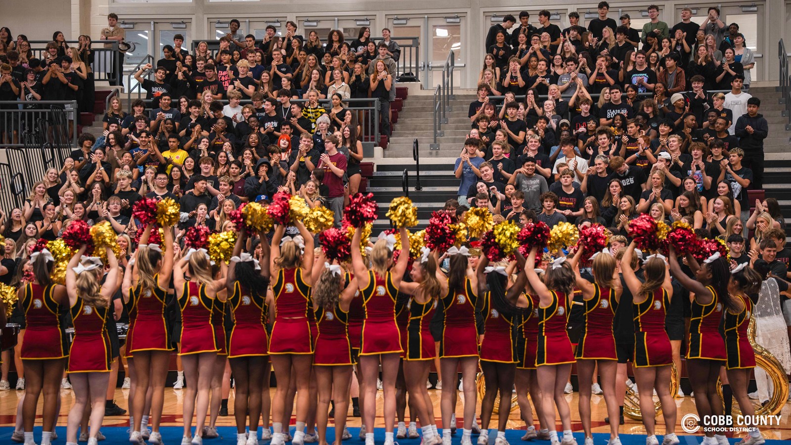 Lassiter students pack the gym