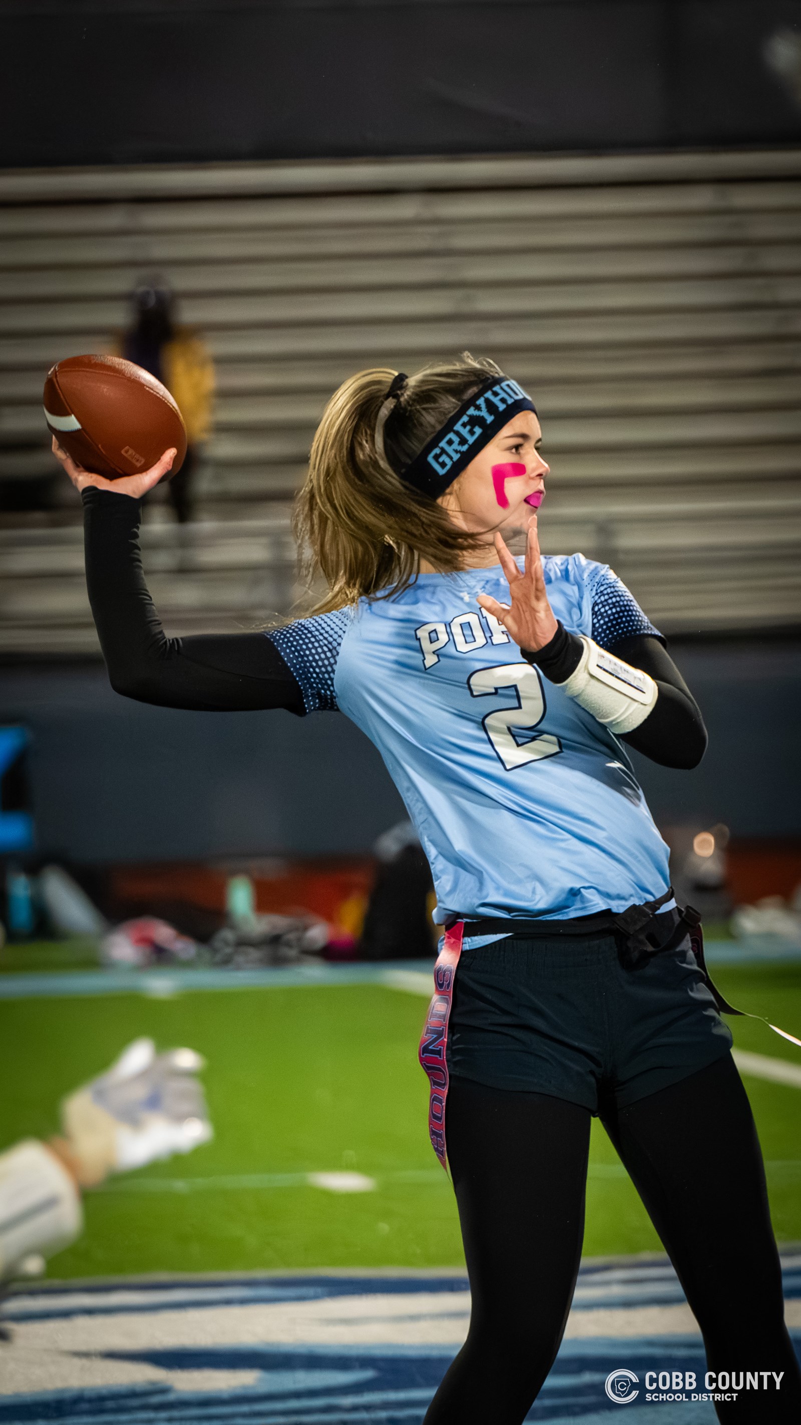 Pope's Abbey Bensman unleashes the throw