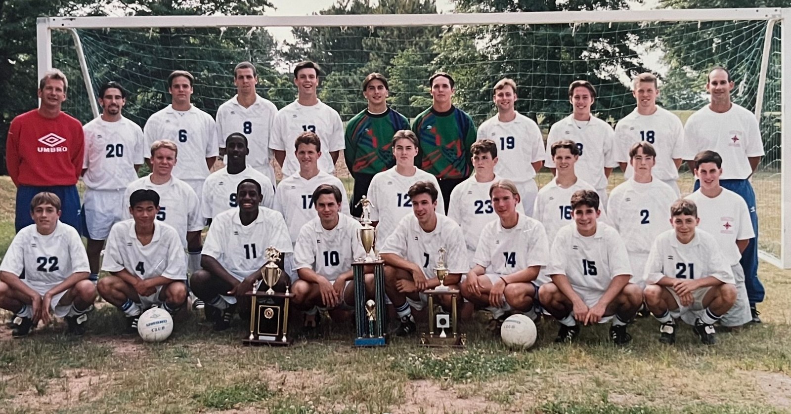 Walton's undefeated 1995 Men's Soccer State Champions
