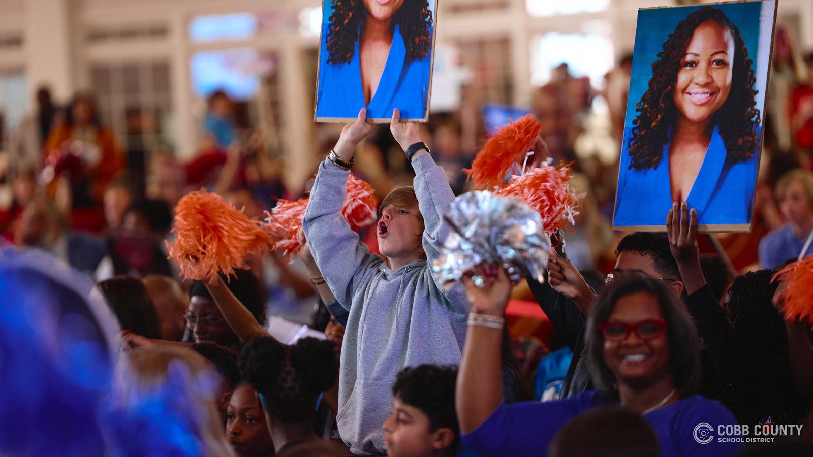 Cobb Teachers Take Center Stage at Annual Teacher of the Year Pep Rally