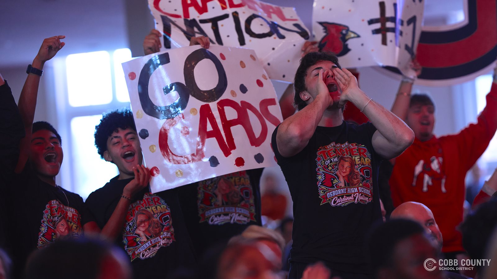 Cobb Teachers Take Center Stage at Annual Teacher of the Year Pep Rally