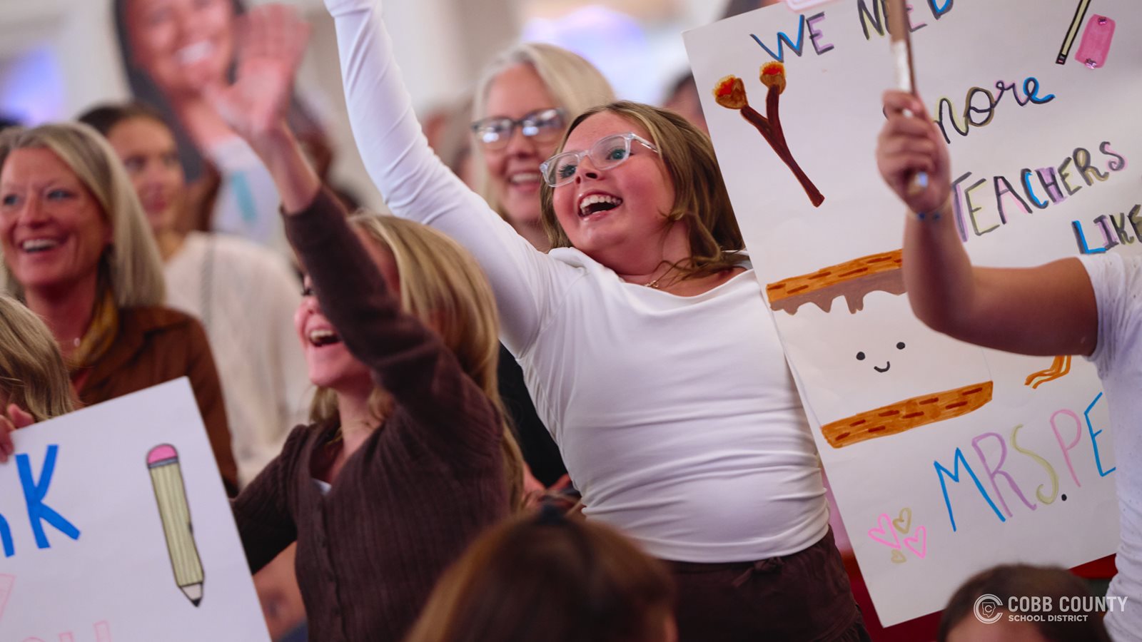 Cobb Teachers Take Center Stage at Annual Teacher of the Year Pep Rally