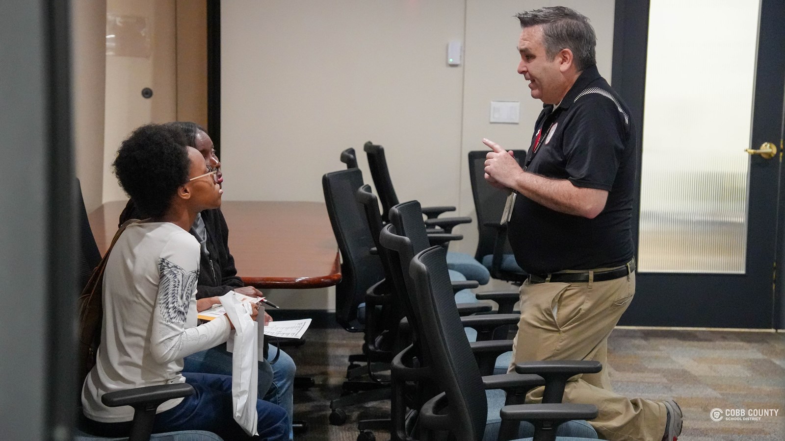 Cobb Online Learning Academy welcomes students for in person event with Cobb EMC.