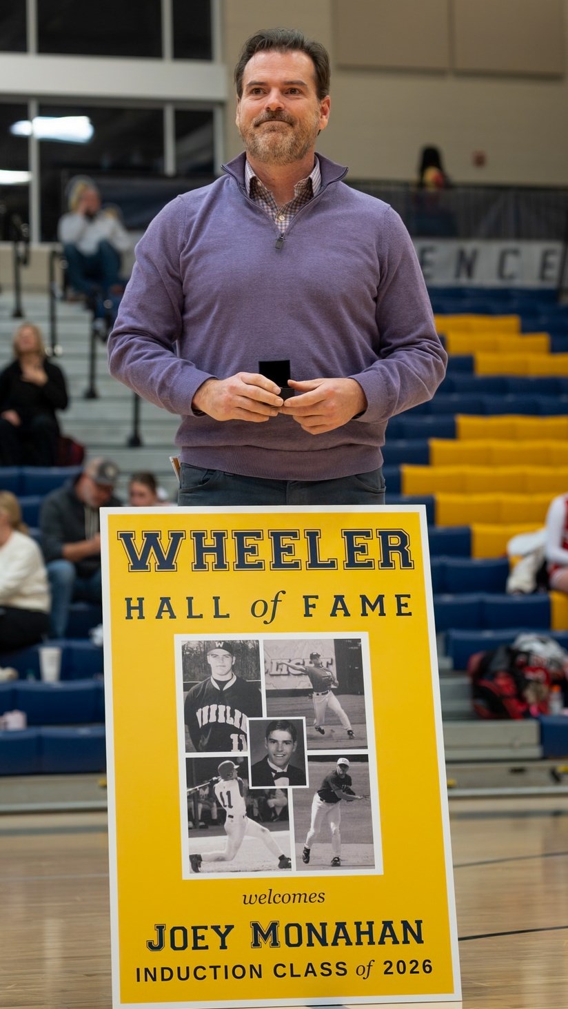 Joey Monahan receives his Hall of Fame ring