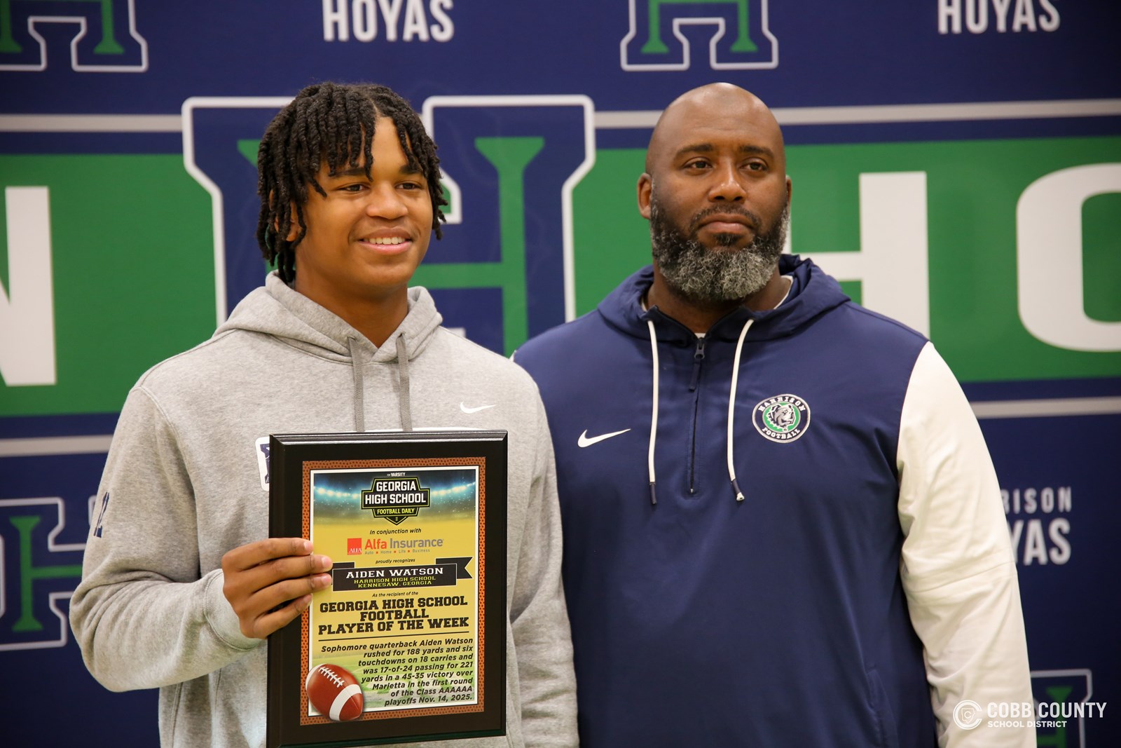 Aiden Watson Player of the Week