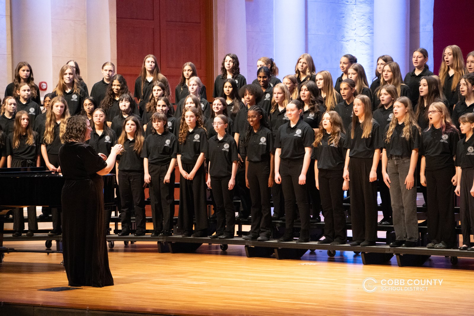 Mabry Chorus performs at the Lassiter Concert Hall.