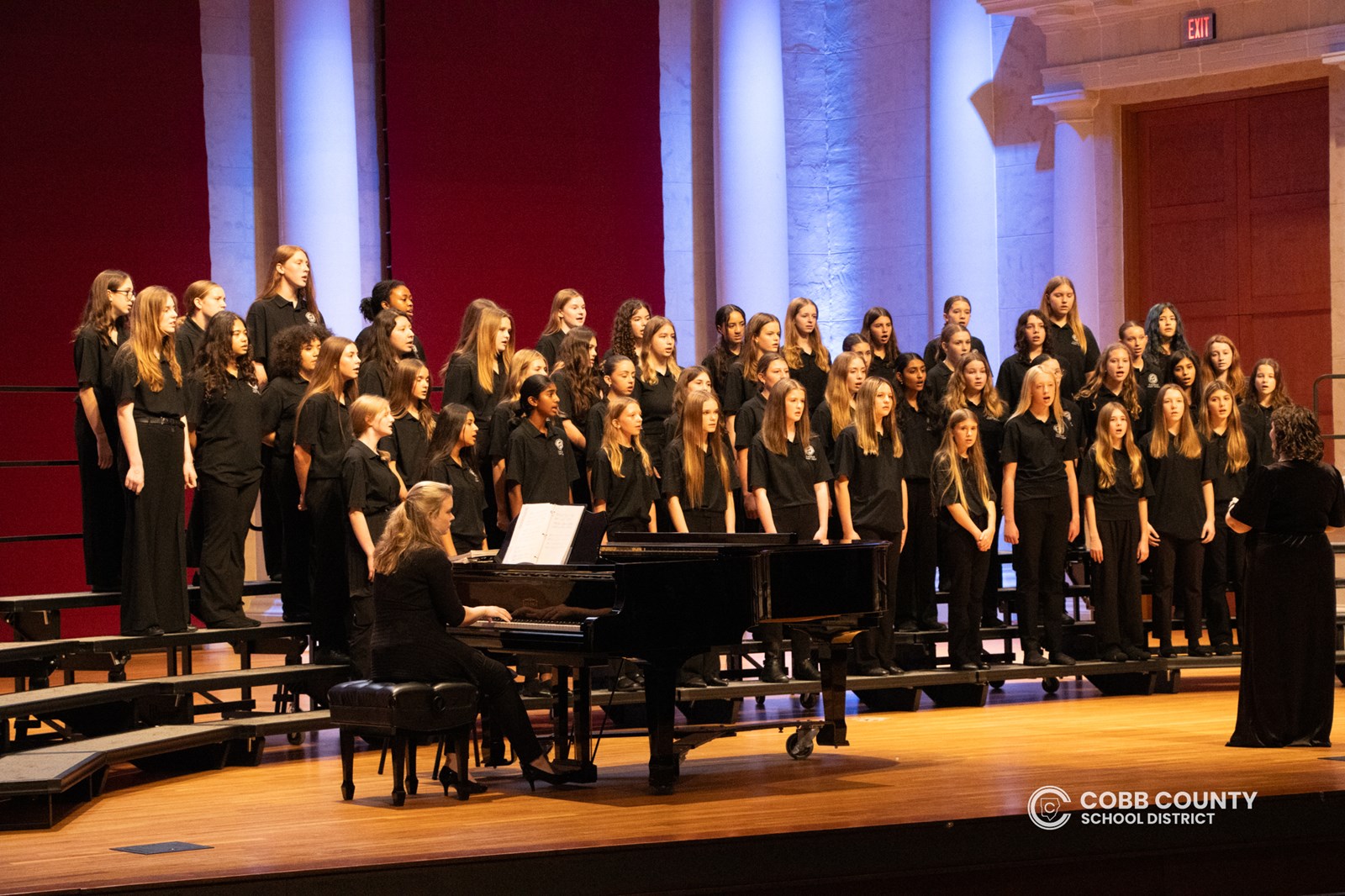 Mabry Chorus performs at the Lassiter Concert Hall.