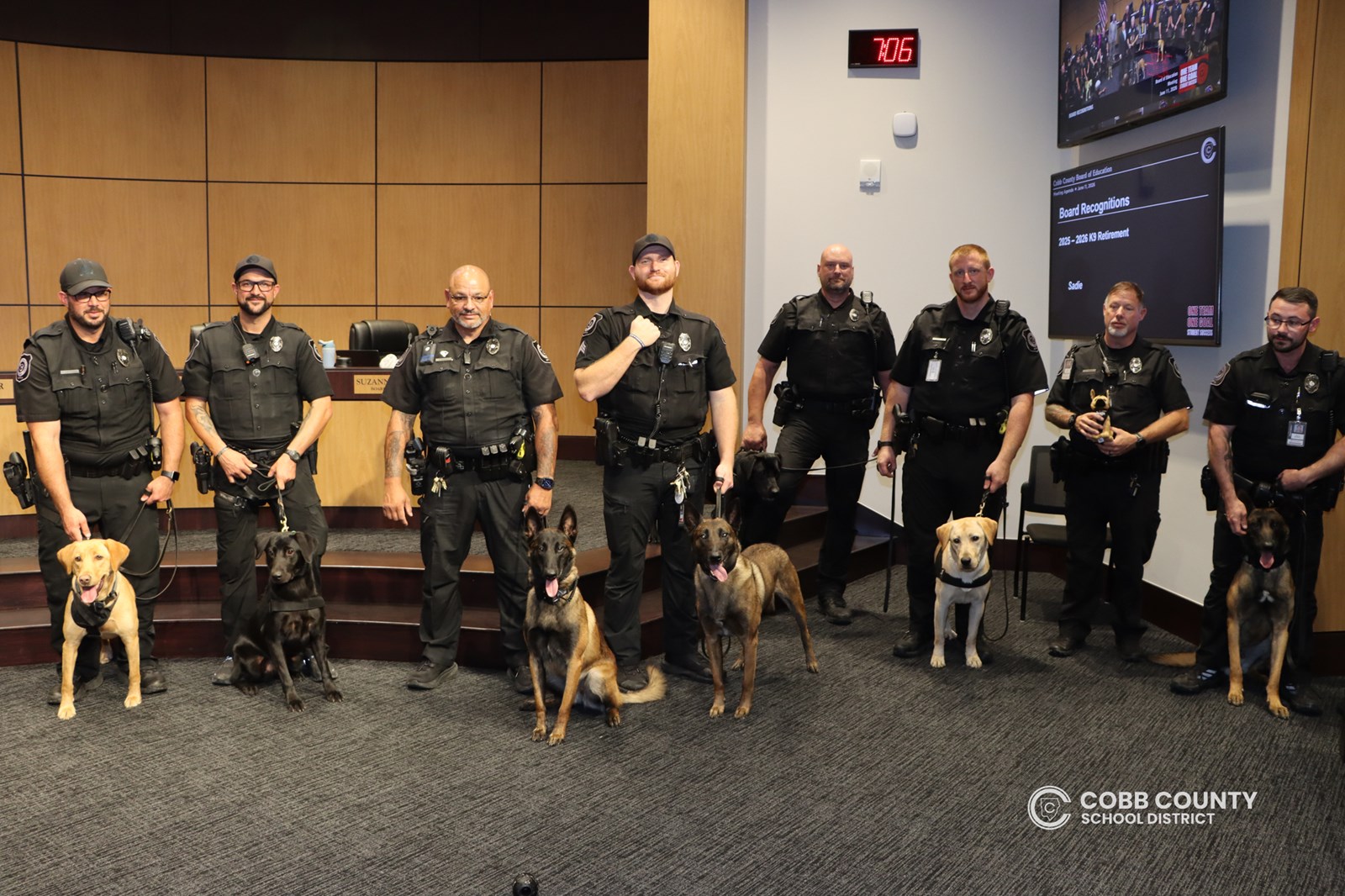 K9 Sadie Retirement