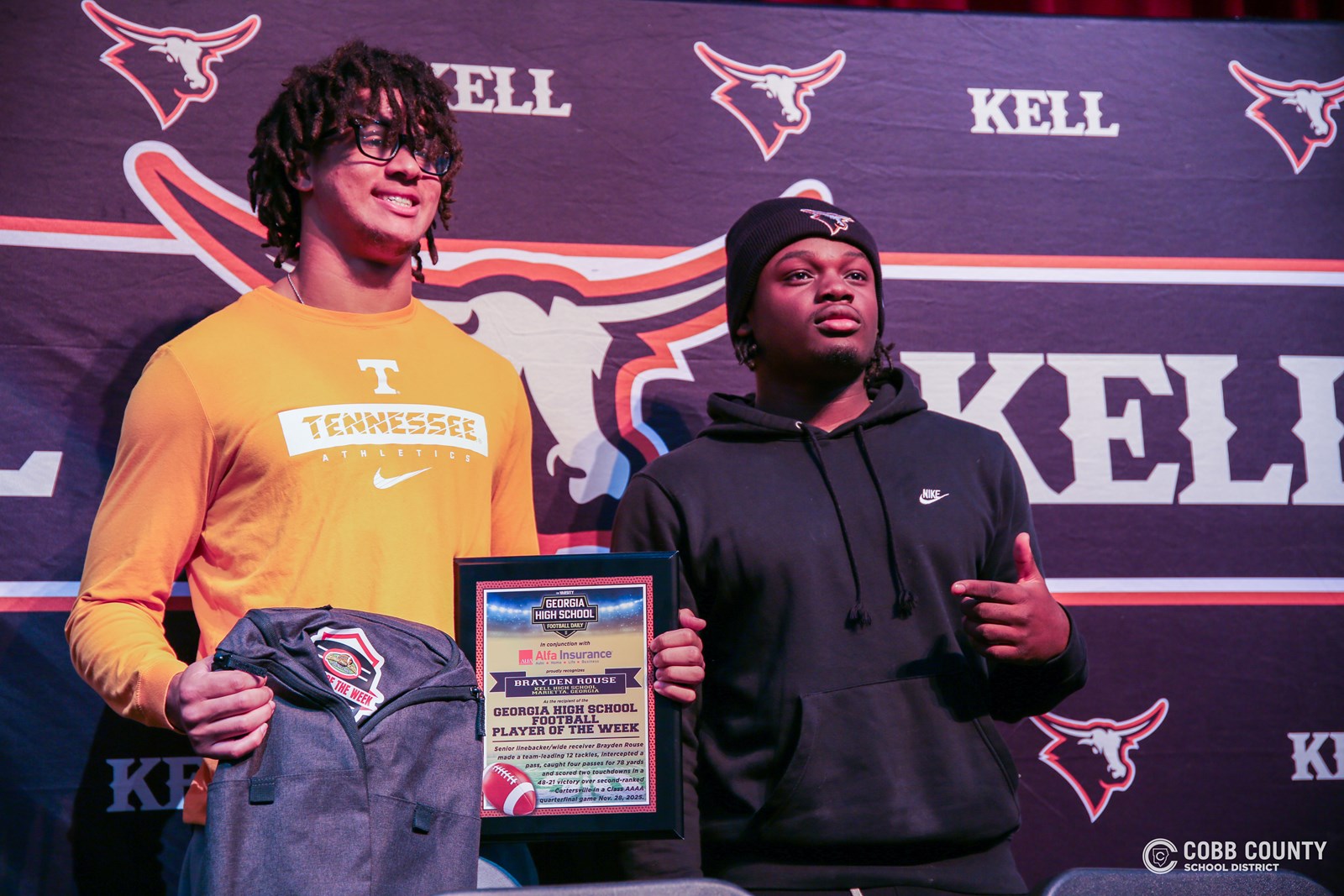 Brayden Rouse GHSFootball Player of the Week