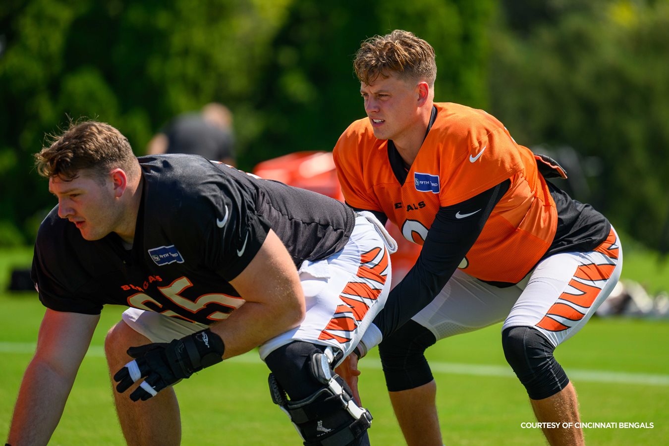 Connor Lew and Joe Burrow
