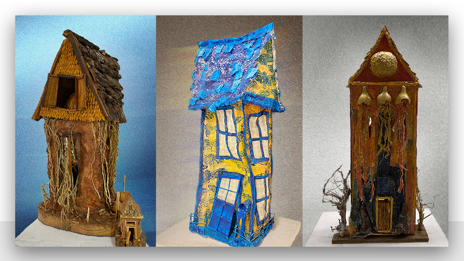 3D shacks created by Livia Ross