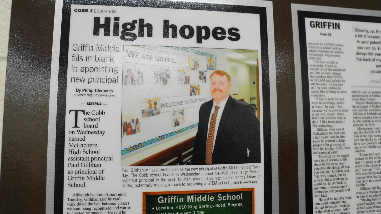 National Principal's Month: Campbell's Paul Gillihan