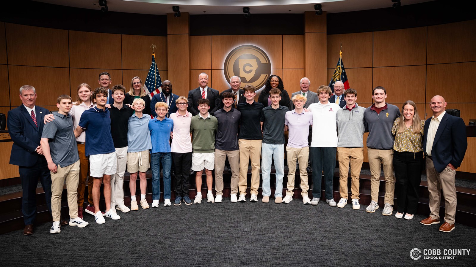 2025 – 2026 GHSA Class 5A Swim & Dive – Boys Overall State Champions – Lassiter High School