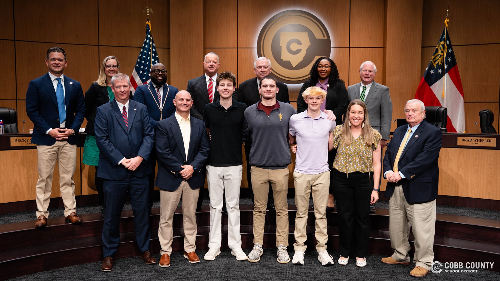2025 – 2026 GHSA Class 5A Swim & Dive – 200 Yard Freestyle Relay Boys State Champions – Ethan Jones, Nick Nurnberg, Lincoln Holder, and Gavin Halusic, Lassiter High School