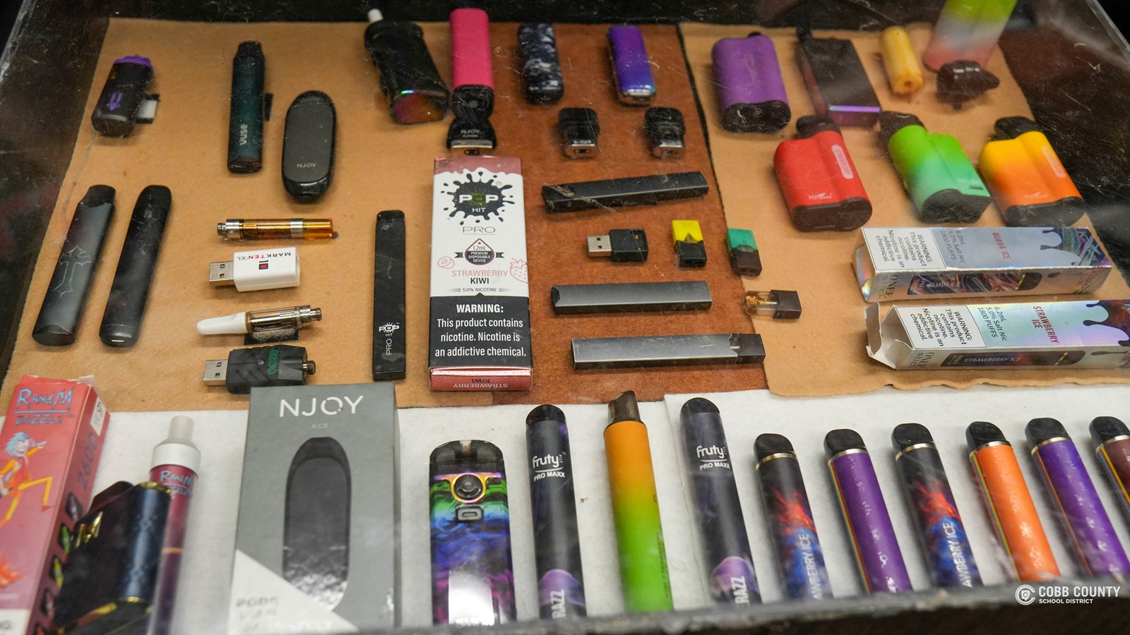 Confiscated Vape Products