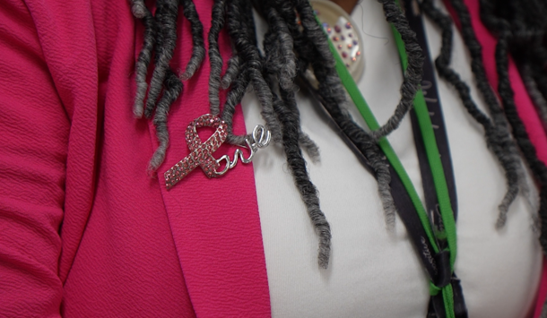 Swinney, and others, wear pink for Breast Cancer Awareness Month.